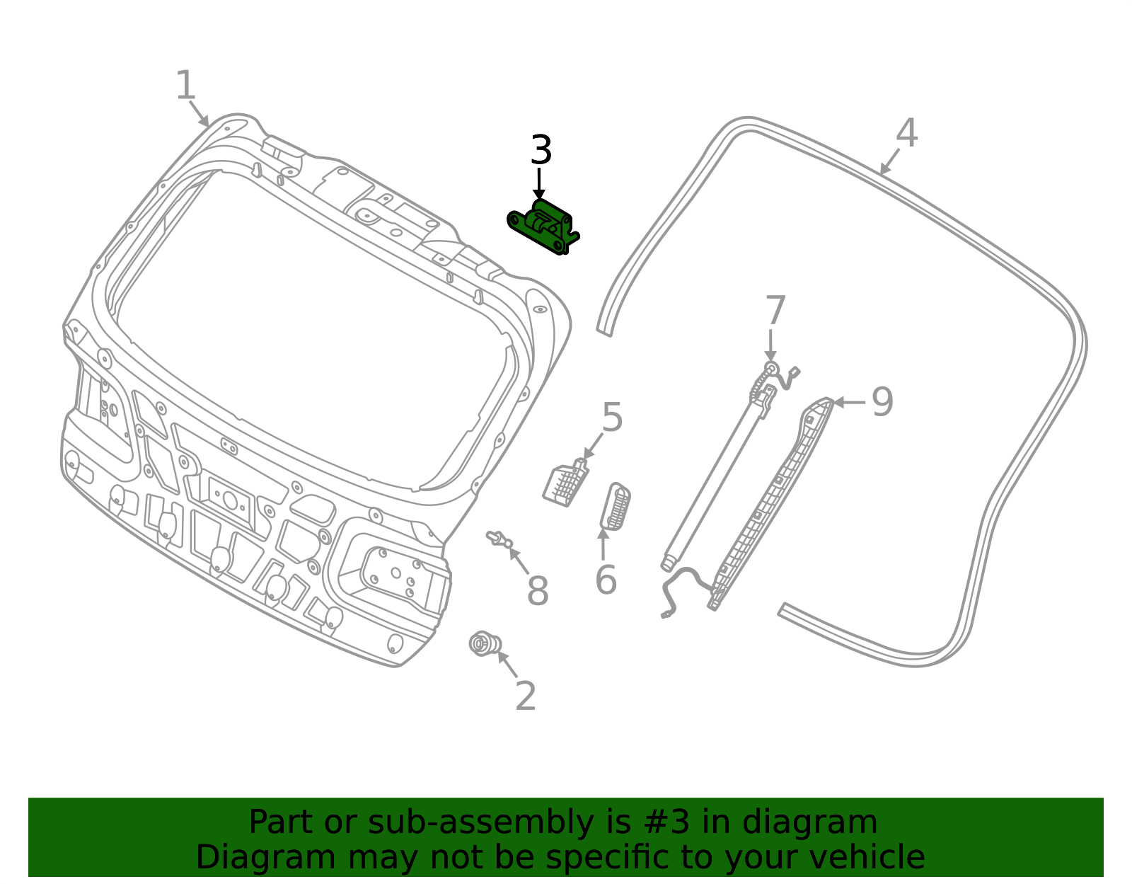 2021-2026 Hyundai Hinge 72910-T6000 | OEM Parts Online