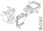 65156951369 - Audio, Navigation, Electronic Systems: Bracket for Satellite Radio/Iboc Tuner for BMW Image