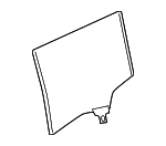 97054451208 - Body: Door Glass for Porsche: Panamera Image