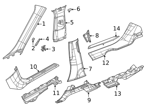 Floor for 2022 Jeep Grand Cherokee L #0