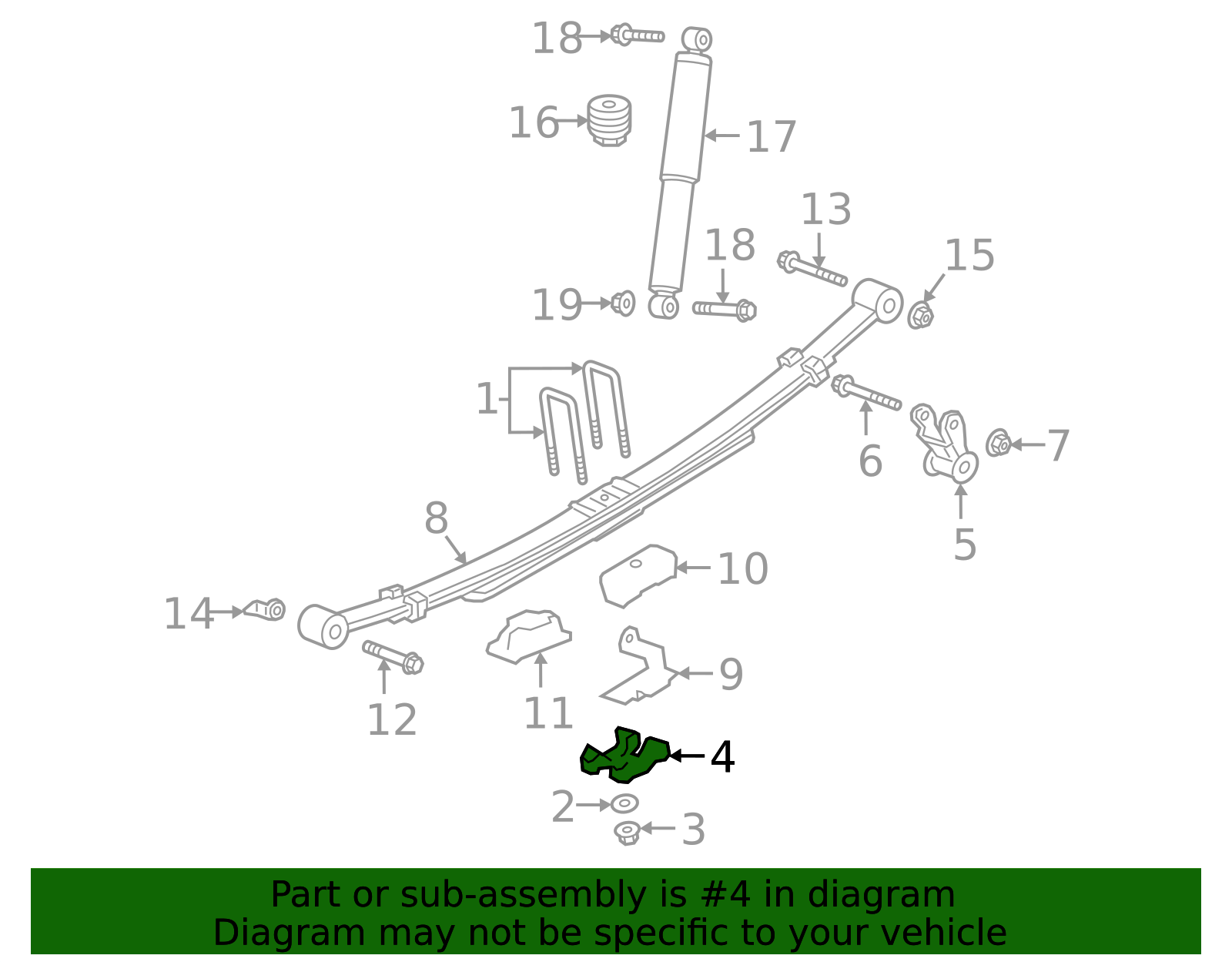23450470 - High-Quality Rear Spring Anchor Plate for | AutoNation Parts