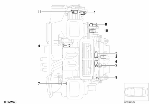 Control Units, Sensors, Actuators for 2005 BMW 750i #0