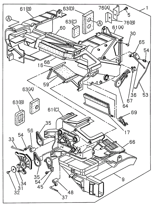 Heater Unit for 1997 Honda Passport #0