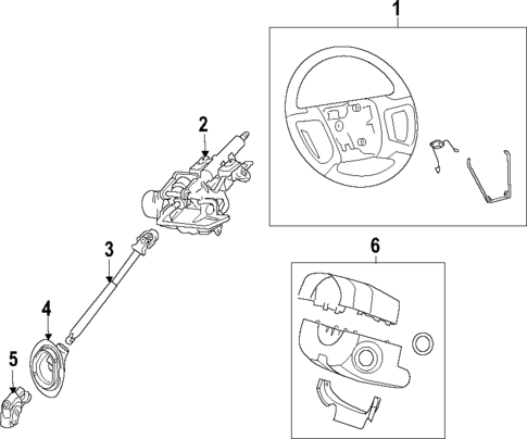 Steering Wheel for 2009 Mazda Tribute #0