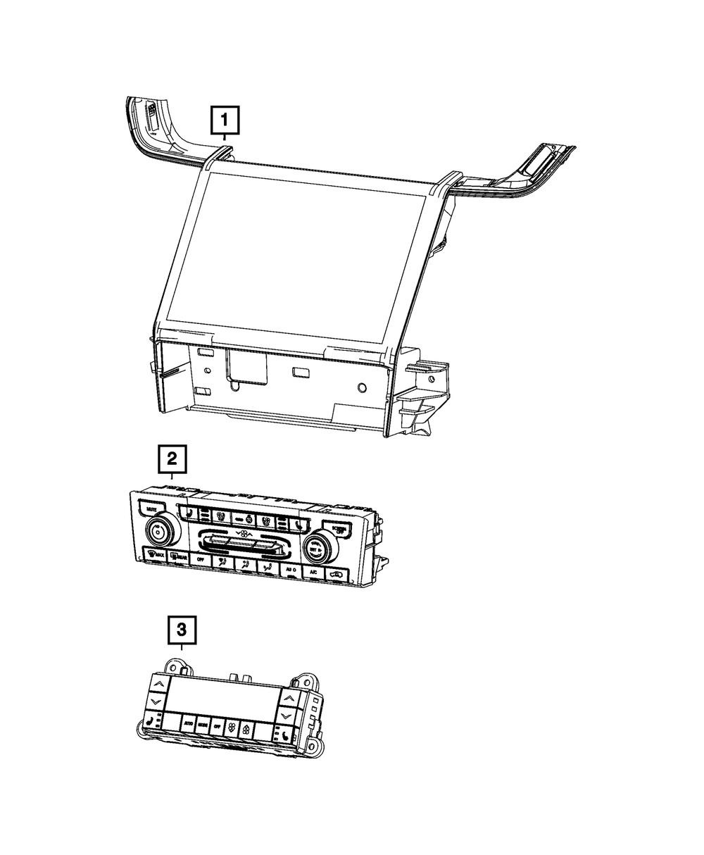 2021-2024 Jeep Display Center Stack 68375145AK | My Mopar Parts