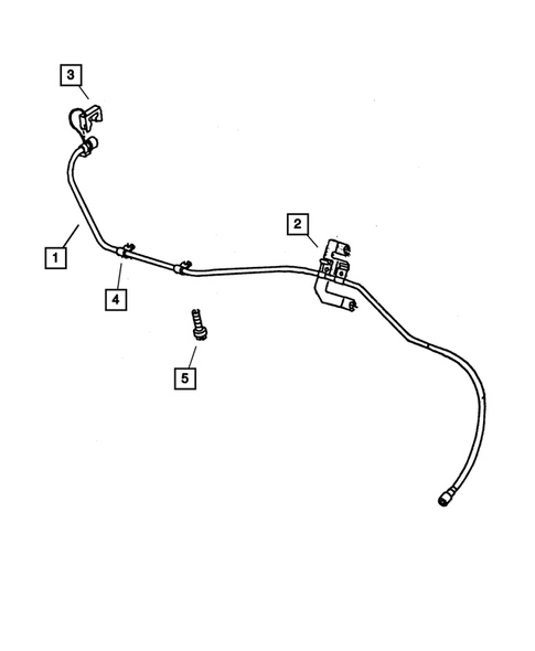 Fuel Lines for 2003 Dodge Dakota #1