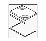 7P0877056D9B9 - Body: Rear Glass for Volkswagen: Touareg Image