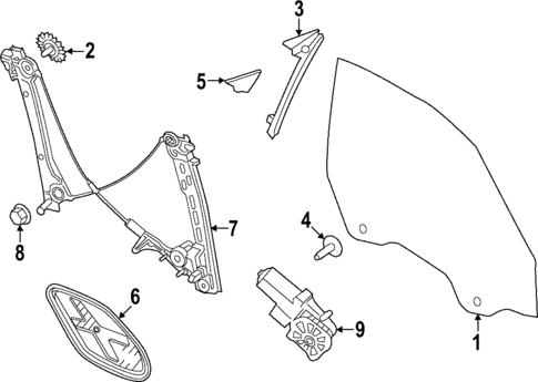 Glass - Door for 2023 Porsche 911 #0