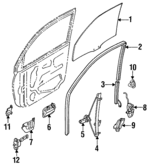 MB676490 - : Window Regulator for Mitsubishi: Expo, Expo LRV Image