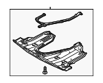 291101U800 - : Under-Body Shield for Kia Image