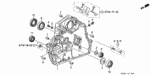 23225P6H000 - Transmission - Automatic: PLATE, OIL GUIDE for Honda Image