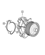 5175581AB - Cooling: Water Pump Gasket for Mopar Image