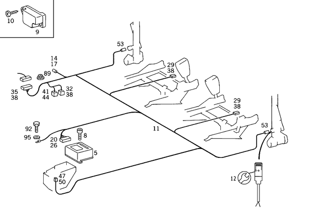 1820192605 - Electrical System: Sensor for Mercedes-Benz: 200D, 280E, 300SD, 400SE, 400SEL, 500SEC, 500SEL, 500SL, 600SEL, 600SL, C220, C230, E420, E430, S420 Image image