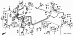 46376S84A51 - Chassis: PIPE W, BRAKE for Honda Image