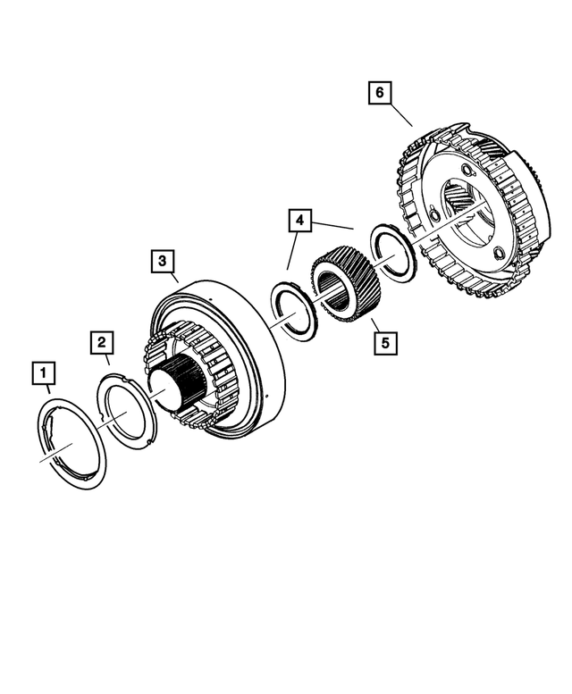 4799459 - Automatic Transmission Multi-Speed: Needle Roller Thrust Bearing for Mopar Image