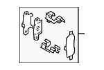 D40605NA0A - Brakes: Disc Brake Pad Set for Infiniti Image