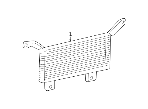 Trans Oil Cooler for 2000 Ford F-350 Super Duty #0