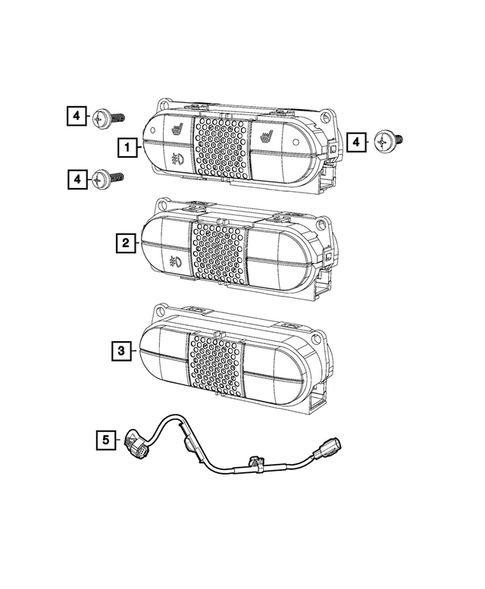 Switches for 2018 Fiat 500 #2