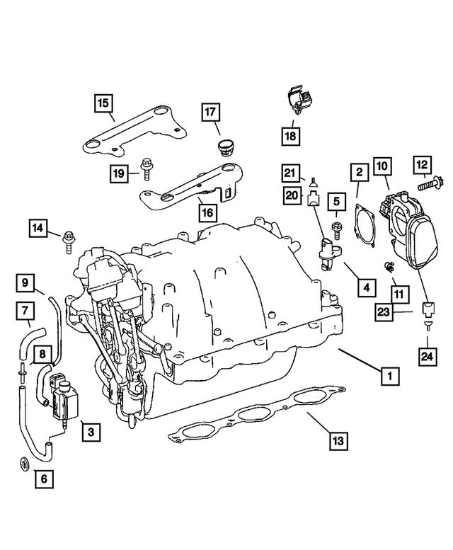 5099823AA - Engine 3.5L Six Cylinder: Intake Manifold Solenoid for Mopar Image