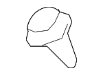 95800854000 - Body: Lock Cover Clip for Porsche Image