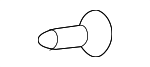 11609457 - Body: Quarter Panel Splash Shield Bolt for GM Image