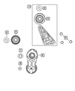 53011478AC - Cooling: Idler Pulley Bracket for Mopar Image