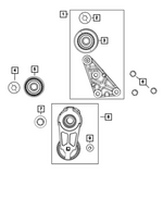 53011478AC - Cooling: Idler Pulley Bracket for Mopar Image