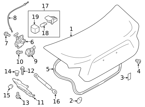 Lid & Components for 2019 Toyota 86 #0
