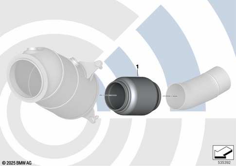 Exhaust System for 2014 BMW 320iX #1