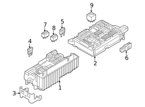 Fuse & Relay for 2009 BMW X5 #0