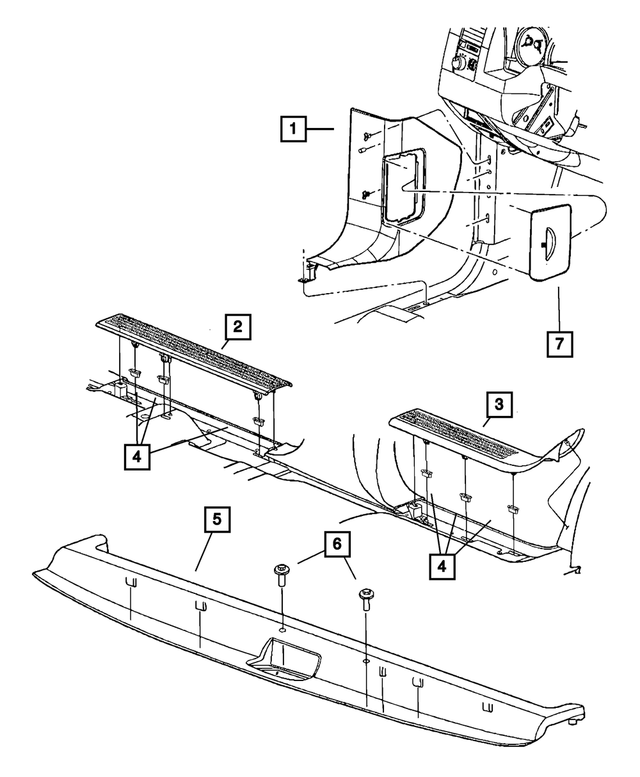 5HM93XDBAE - Interior Trim: Cowl Side Trim Panel, Left for Mopar Image
