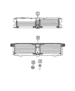 68568498AA - Exterior Ornamentation: Active Shutter Grille for Jeep: Cherokee Image