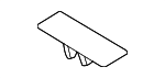 861222D000 - Body: Back Glass Spacer for Kia: Rio, Rio5, Spectra Image