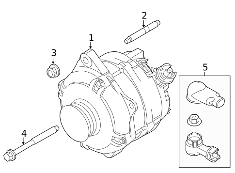 Alternator for 2019 Ford Taurus #0