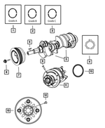 6504480 - 4.7L Gas; Engine: Screw, Mounting for Mopar Image
