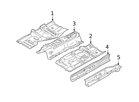 Floor & Rails for 2007 INFINITI G35 #1