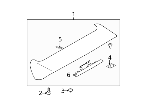 Spoiler for 2008 Subaru Impreza #0