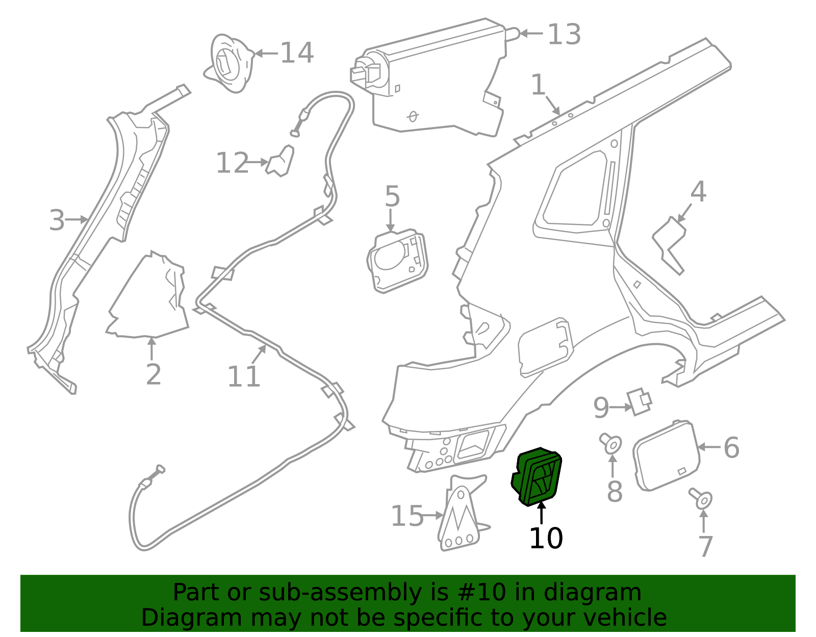 76805-5HA0A - 2015-2020 Nissan Rogue - Pressure Vent | Anicra Nissan Parts