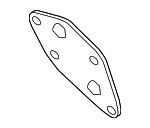 21304JA11A - Cooling System: Engine Oil Cooler Gasket for Nissan: 350Z, Altima, Armada, Frontier, Maxima, Micra, Murano, NV200, Pathfinder, Quest, TITAN, Versa, Versa Note Image