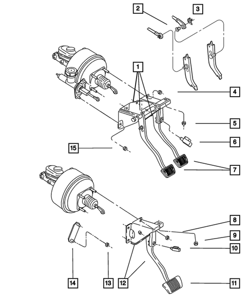 Brake Pedals for 2001 Jeep Wrangler #0