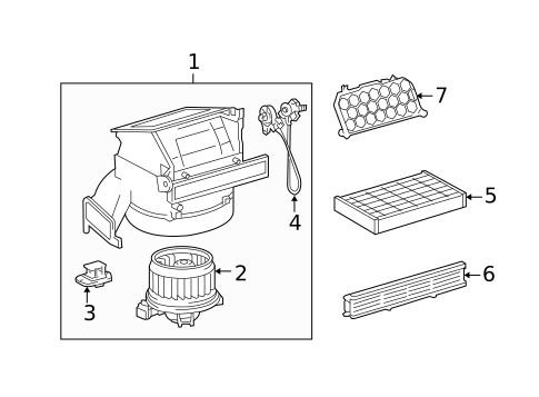 Blower Motor & Fan for 2009 Scion xD #0