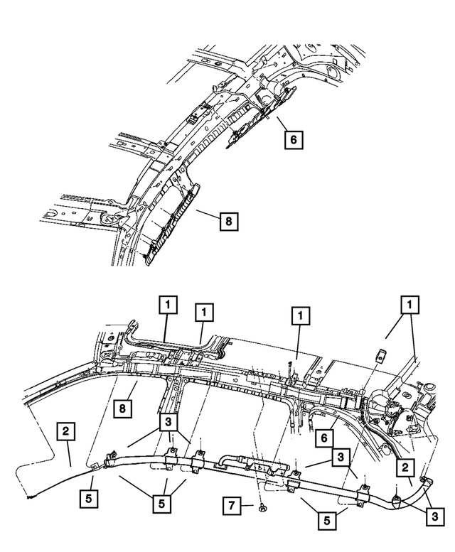 6502751 - Interior Trim: Round Nut/rivet for Mopar Image