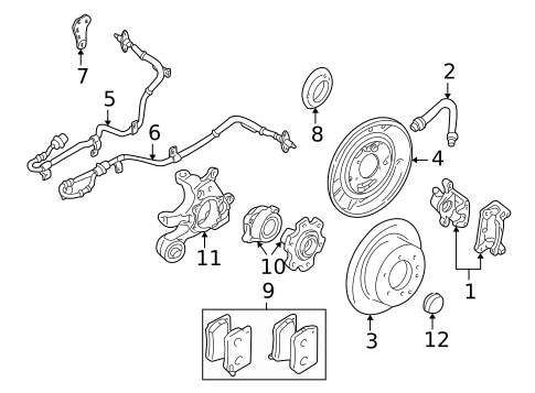 Anti-Lock Brakes for 2004 Mitsubishi Montero #1