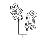 MR510542 - Brakes: Caliper for Mitsubishi: Montero Image