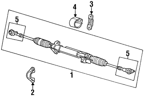 Steering Gear & Linkage for 1998 Chrysler Town & Country #0