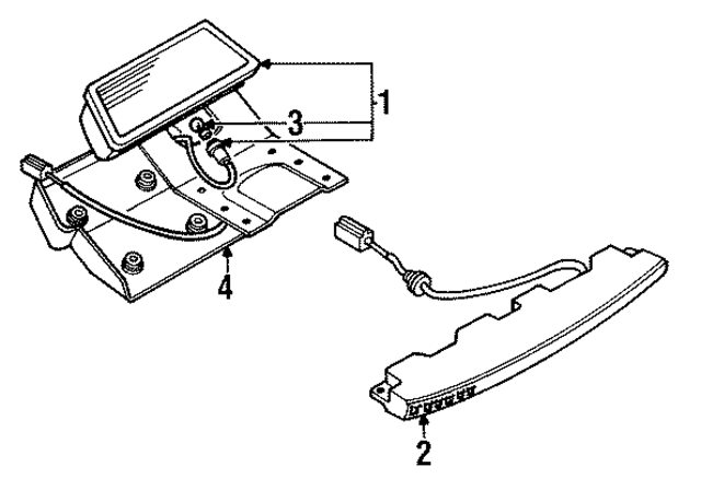 MB622660 - Electrical: High Mount Lamp for Mopar Image