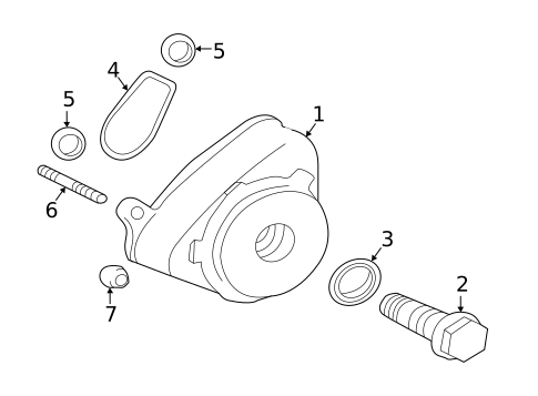 Engine Oil Cooler for 2011 Toyota Sienna #0