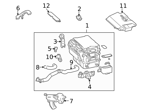 Electrical Components for 2008 Lexus LS600h #2