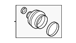 32324374 - Suspension: Outer Boot for Volvo Image