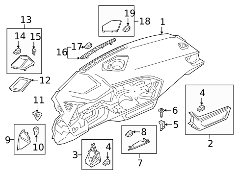 Upper Instrument Panel for 2021 BMW Z4 #0